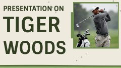 Presentation on Tiger Woods - Slide 1