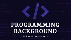 Programming Background - Slide 1