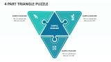 4 Part Triangle Puzzle - Slide 1