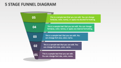 5 Stage Funnel Diagram - Slide 1