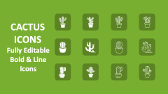 Cactus Icons - Slide 1