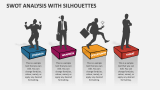 Swot Analysis with Silhouettes - Slide 2