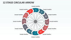 12 Stage Circular Arrow - Slide 1