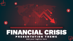 Financial Crisis Presentation Theme - Slide 1