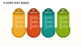 4 Steps Text Boxes - Slide 1