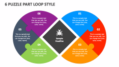 6 Puzzle Part Loop Style - Slide 1