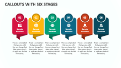 Callouts with Six Stages - Slide 1