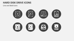 Hard Disk Drive Icons - Slide 1
