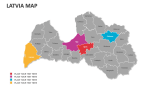 Latvia Map - Slide 6