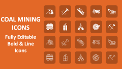 Coal Mining Icons - Slide 1