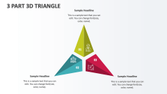 3 Part 3D Triangle - Slide 1