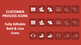 Customer Process Icons - Slide 1