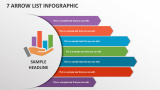7 Arrow List Infographic - Slide 1