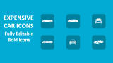 Expensive Car Icons - Slide 1