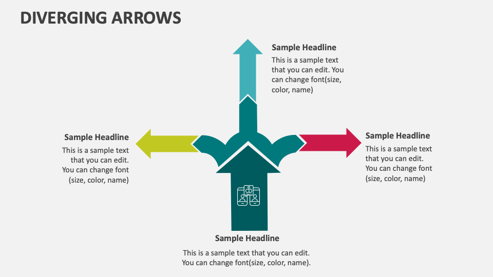 Diverging Arrows PowerPoint and Google Slides Template - PPT Slides