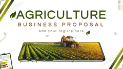 Agriculture Business Proposal - Slide 1