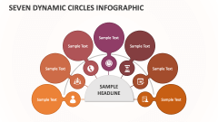 Seven Dynamic Circles Infographic - Slide 1