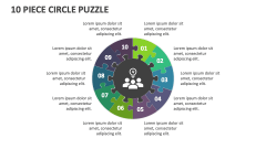 10 Piece Circle Puzzle - Slide 1