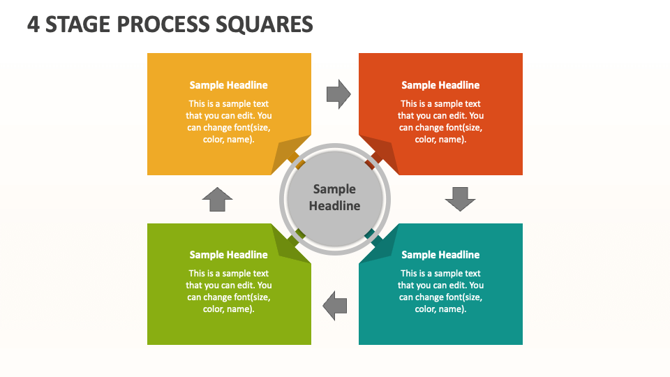 4 Stage Process Squares - Slide 1