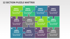 12 Section Puzzle Mattrix - Slide 1
