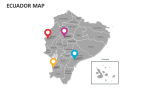 Ecuador map - Slide 3