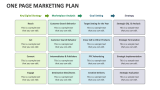 One Page Marketing Plan - Slide 1