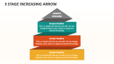3 Stage Increasing Arrow - Slide 1