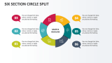 Six Section Circle Split - Slide 1