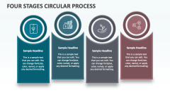Four Stages Circular Process - Slide 1