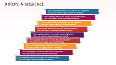 9 Steps in Sequence - Slide 1