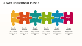 6 Part Horizontal Puzzle - Slide 1