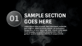Smoky Background Theme - Slide 3