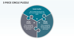 3 Piece Circle Puzzle - Slide 1