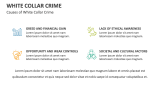 Causes of White Collar Crime - Slide 5