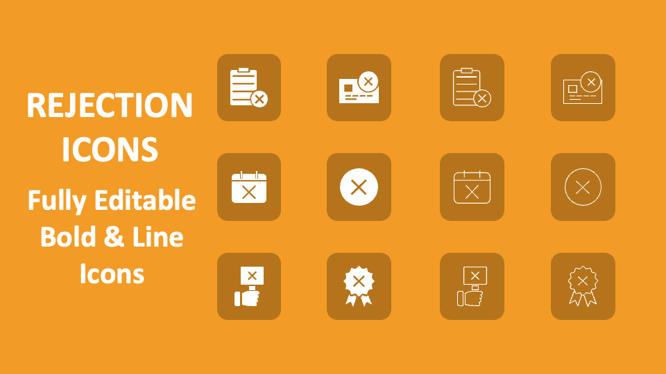 Rejection Icons - Slide 1