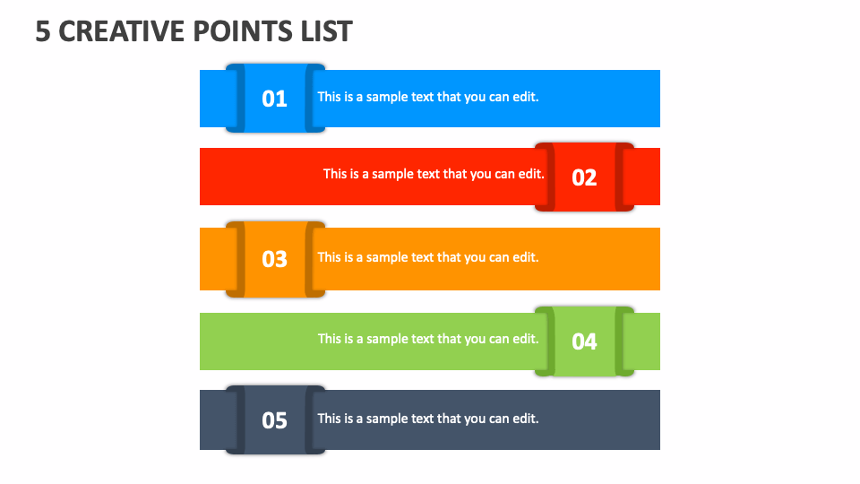 5 Creative Points List - Slide 1