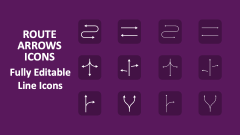 Route Arrows Icons - Slide 1