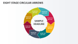 Eight Stage Circular Arrows - Slide 1