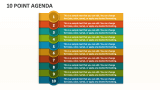 10 Point Agenda - Slide 1