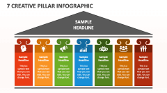 7 Creative Pillar Infographic - Slide 1