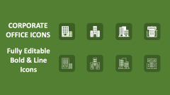 Corporate Office Icons - Slide 1