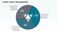 3 Part Circle Infographic - Slide 1