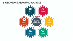 6 Hexagons Arround a Circle - Slide 1