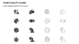 Punctuality Icons - Slide 2