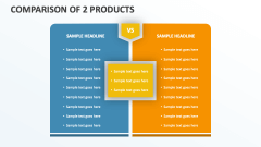Comparison of 2 Products - Slide 1