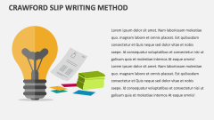 Crawford Slip Writing Method - Slide 1