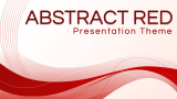 Abstract Red Presentation Theme - Slide 1