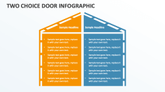 Two Choice Door Infographic - Slide 1
