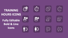 Training Hours Icons - Slide 1