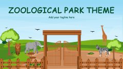 Zoological Park Theme - Slide 1